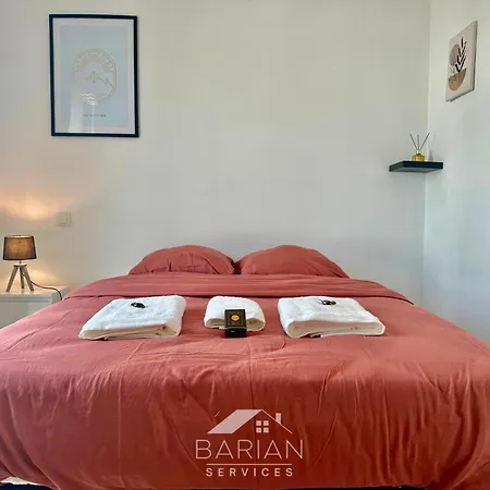 Appt Cosy Avec Balcon - & Commodites A Pied - Linge Et Menage Fournis